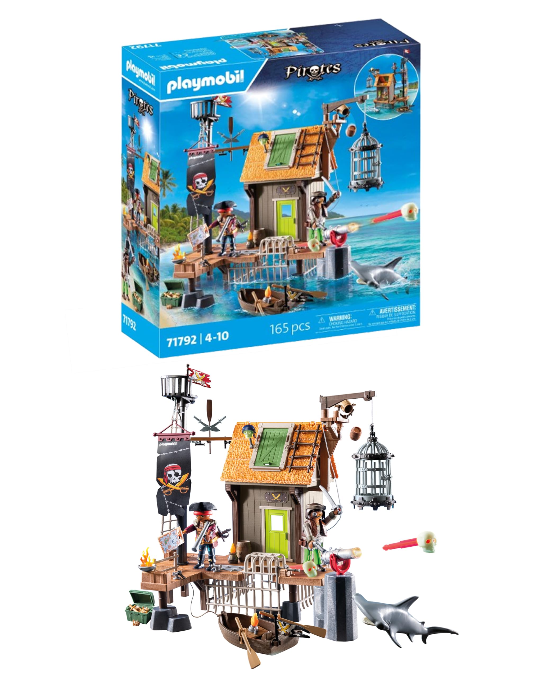 Amazon.com: Playmobil Pirate Harbor : Toys & Games